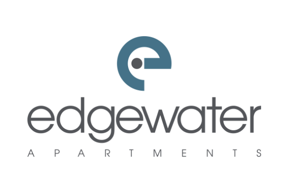 edgewater apartments logo at The Edgewater