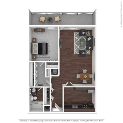 Edgewater Floor Plan 1 Bedroom 1 Bed 1 Bath 900 sqft